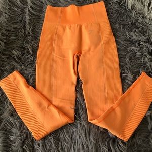 Gymshark Ultra Seamless Leggings - Orange